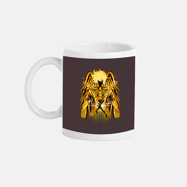 Pegasus Gold-none glossy mug-hypertwenty