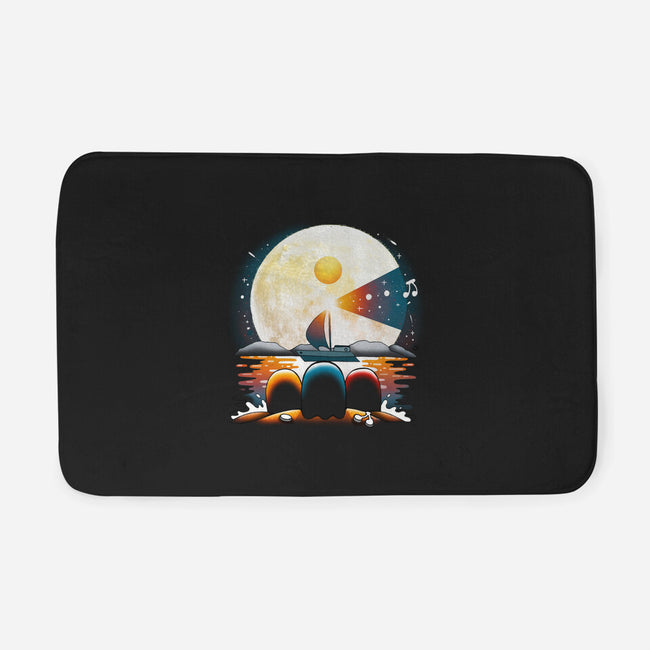 Gaming Moon Beach-none memory foam bath mat-Vallina84