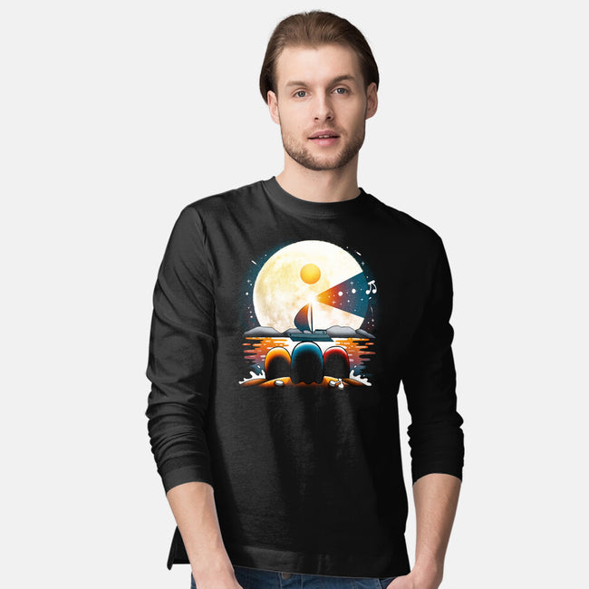 Gaming Moon Beach-mens long sleeved tee-Vallina84