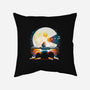 Gaming Moon Beach-none removable cover throw pillow-Vallina84