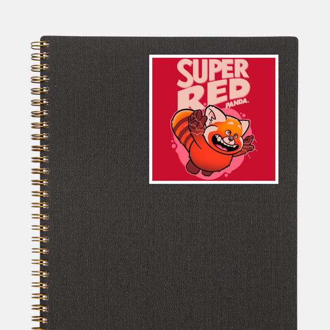 Super Red-none glossy sticker-Getsousa!