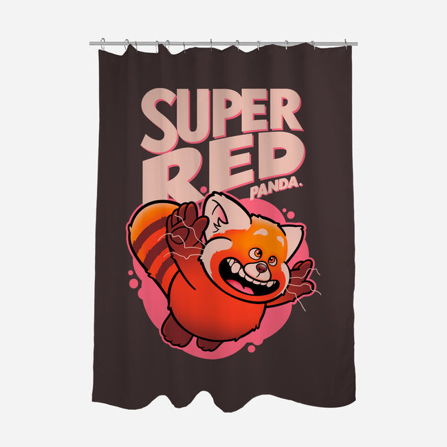 Super Red-none polyester shower curtain-Getsousa!