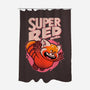 Super Red-none polyester shower curtain-Getsousa!