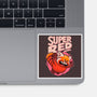 Super Red-none glossy sticker-Getsousa!