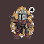 Bounty Hunter Cartoon-none removable cover w insert throw pillow-ElMattew