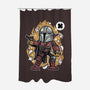 Bounty Hunter Cartoon-none polyester shower curtain-ElMattew