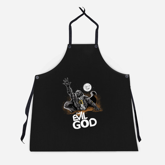 The Evil God-unisex kitchen apron-zascanauta