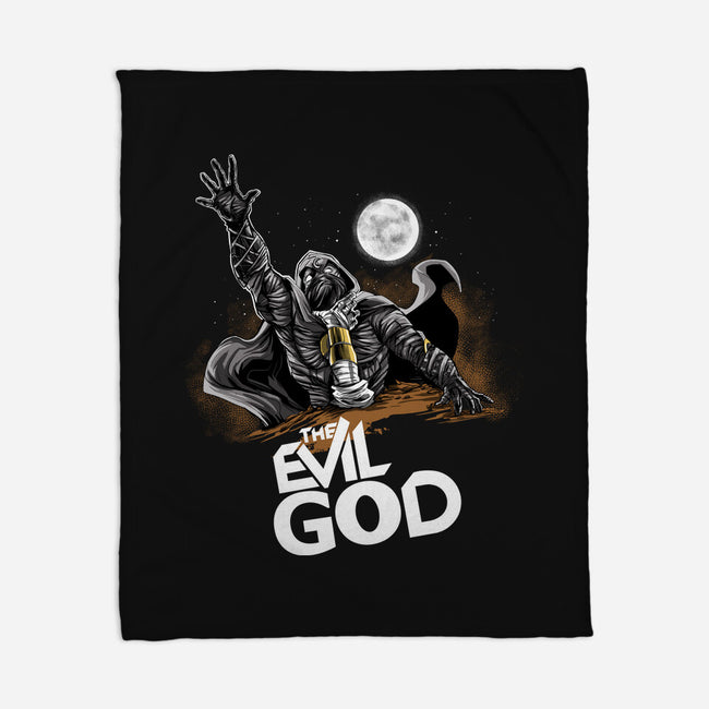 The Evil God-none fleece blanket-zascanauta