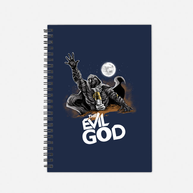 The Evil God-none dot grid notebook-zascanauta