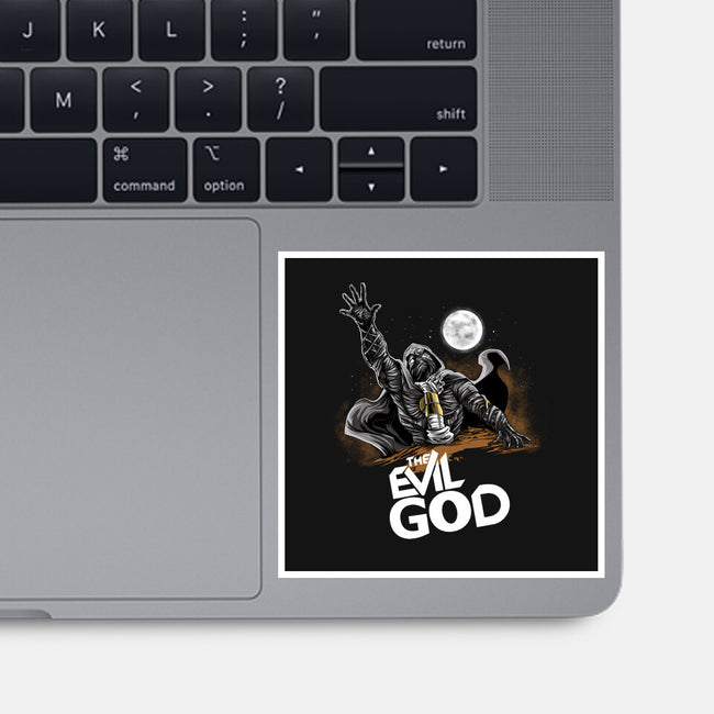 The Evil God-none glossy sticker-zascanauta