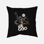 The Evil God-none removable cover w insert throw pillow-zascanauta