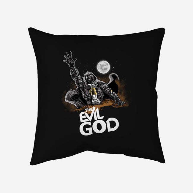 The Evil God-none removable cover throw pillow-zascanauta