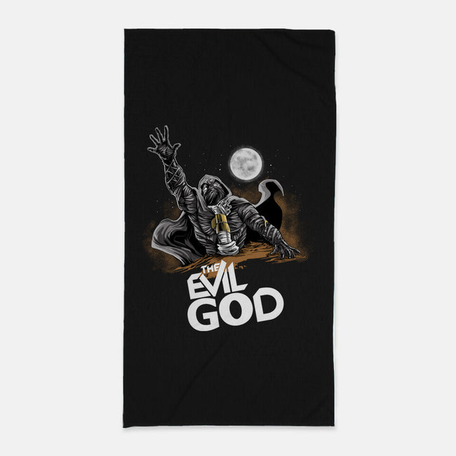 The Evil God-none beach towel-zascanauta