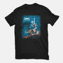 Gravity Wars-womens fitted tee-trheewood