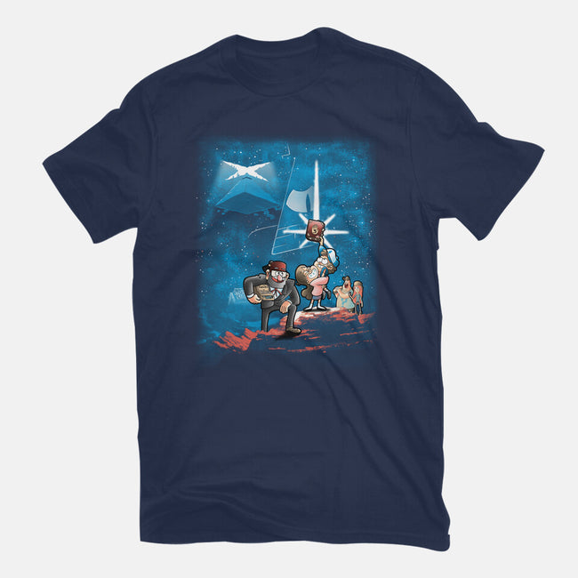 Gravity Wars-mens heavyweight tee-trheewood