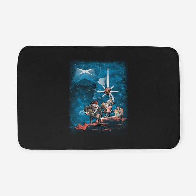 Gravity Wars-none memory foam bath mat-trheewood