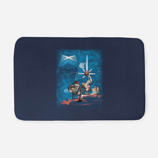 Gravity Wars-none memory foam bath mat-trheewood
