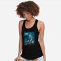 Gravity Wars-womens racerback tank-trheewood