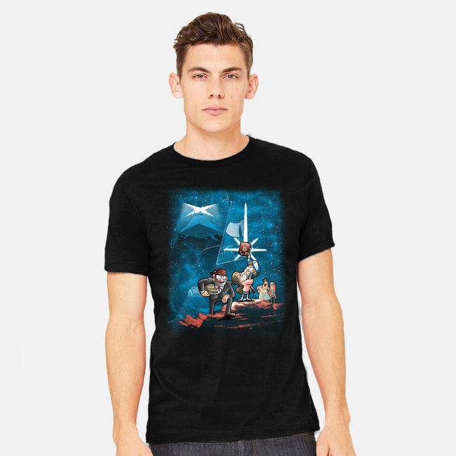 Gravity Wars-mens heavyweight tee-trheewood