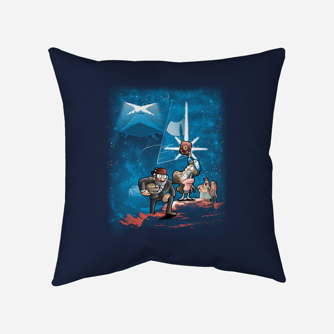 Gravity Wars-none removable cover throw pillow-trheewood