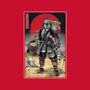 Lone Ronin And Cub-none removable cover w insert throw pillow-DrMonekers