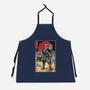 Lone Ronin And Cub-unisex kitchen apron-DrMonekers