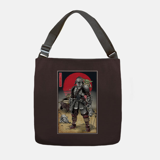 Lone Ronin And Cub-none adjustable tote bag-DrMonekers