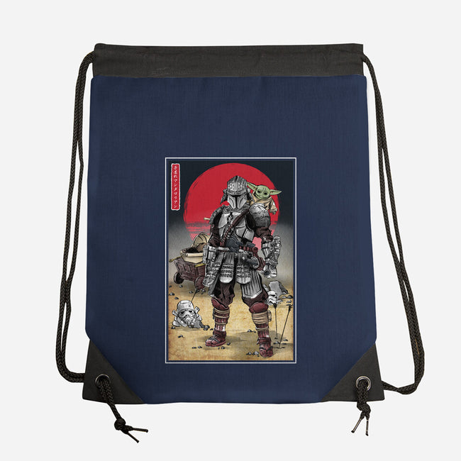 Lone Ronin And Cub-none drawstring bag-DrMonekers