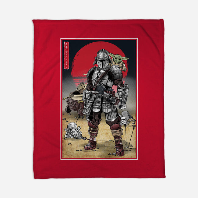 Lone Ronin And Cub-none fleece blanket-DrMonekers