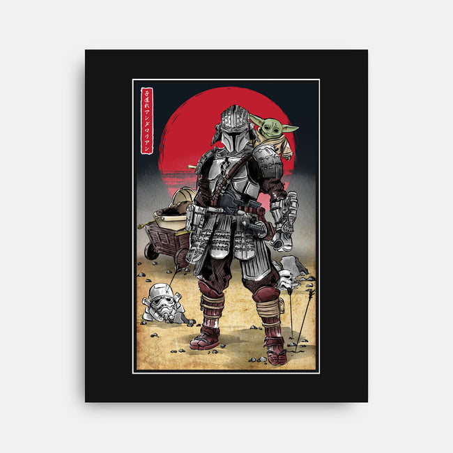 Lone Ronin And Cub-none stretched canvas-DrMonekers