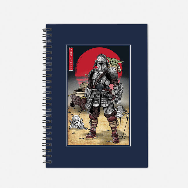 Lone Ronin And Cub-none dot grid notebook-DrMonekers