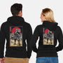 Lone Ronin And Cub-unisex zip-up sweatshirt-DrMonekers