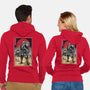 Lone Ronin And Cub-unisex zip-up sweatshirt-DrMonekers