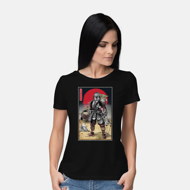 Lone Ronin And Cub-womens basic tee-DrMonekers