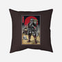 Lone Ronin And Cub-none removable cover w insert throw pillow-DrMonekers