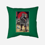Lone Ronin And Cub-none removable cover w insert throw pillow-DrMonekers