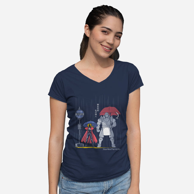 My Neighbor Alchemist-womens v-neck tee-silentOp