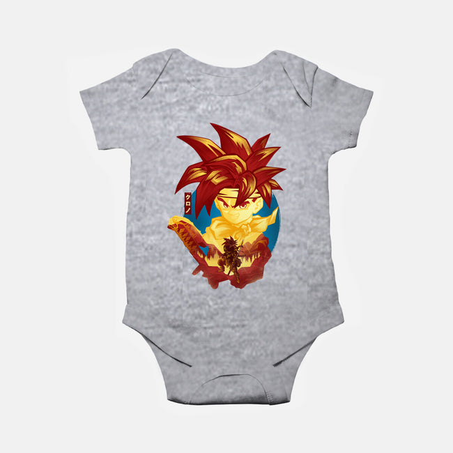 A Chrono Adventure-baby basic onesie-hypertwenty