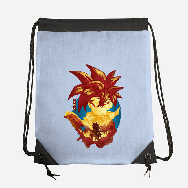 A Chrono Adventure-none drawstring bag-hypertwenty