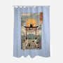 Catsune Inari-none polyester shower curtain-vp021