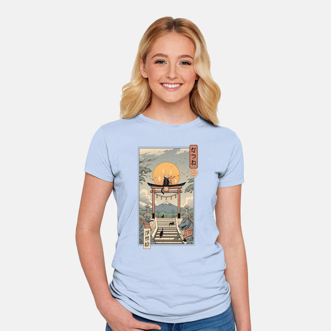 Catsune Inari-womens fitted tee-vp021