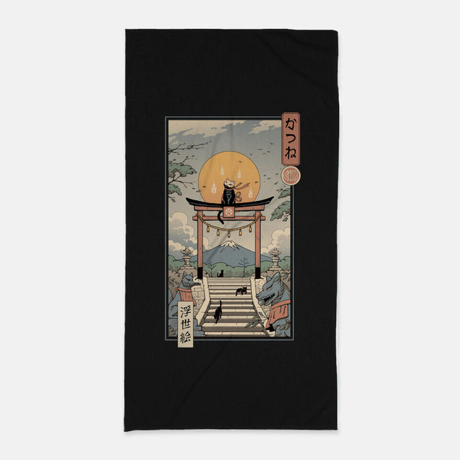 Catsune Inari-none beach towel-vp021