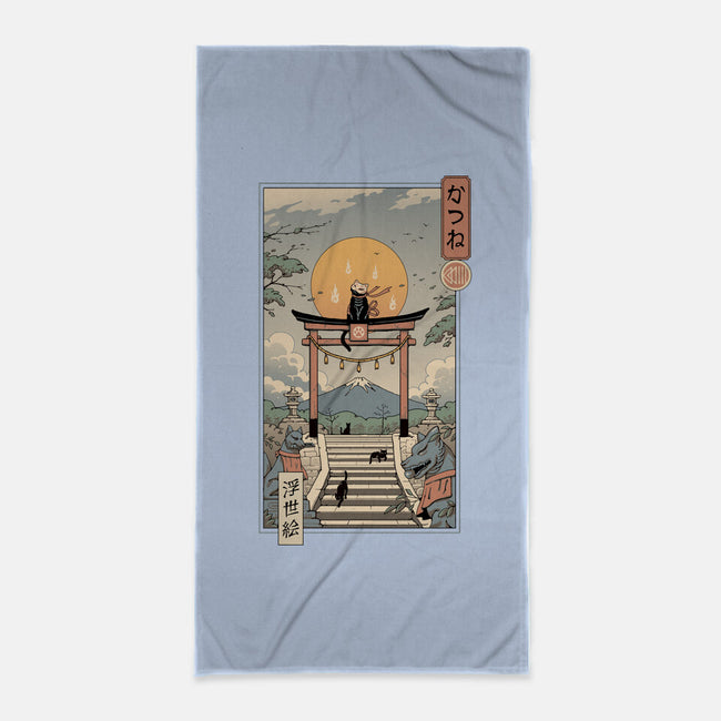 Catsune Inari-none beach towel-vp021