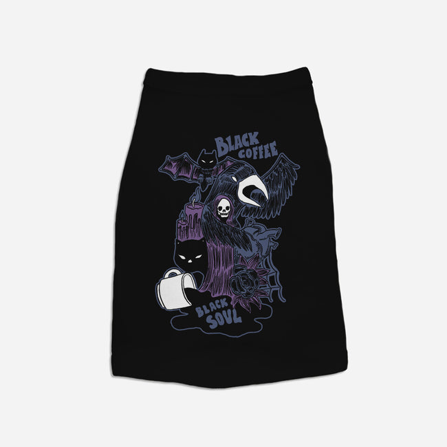 Black Coffee Black Soul-cat basic pet tank-tobefonseca