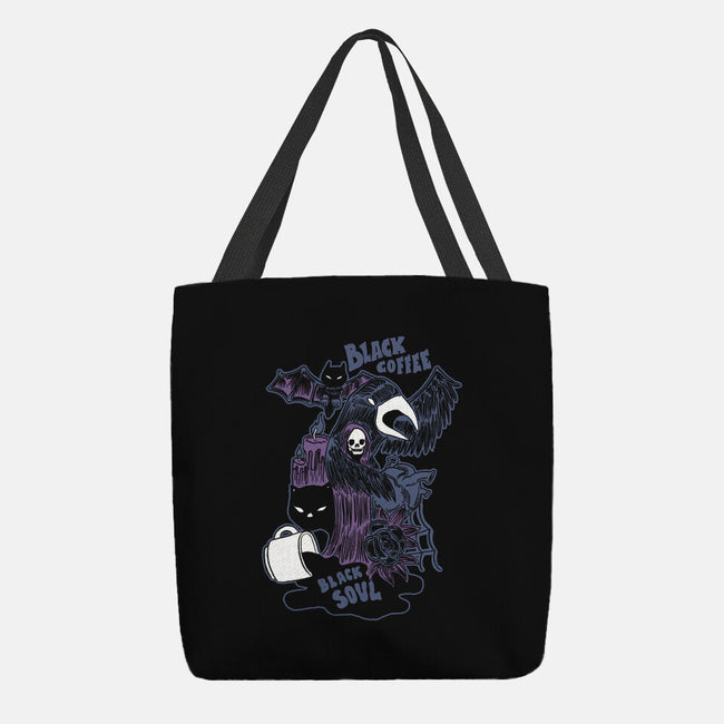 Black Coffee Black Soul-none basic tote bag-tobefonseca