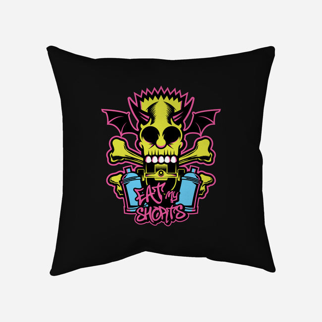 Eat My Shorts-none removable cover throw pillow-jrberger