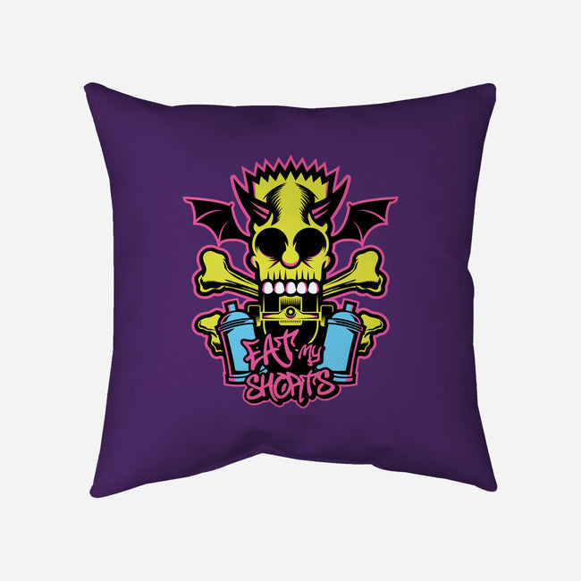 Eat My Shorts-none removable cover throw pillow-jrberger