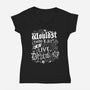 To Live Deliciously-womens v-neck tee-Nemons