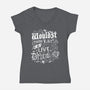 To Live Deliciously-womens v-neck tee-Nemons
