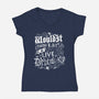 To Live Deliciously-womens v-neck tee-Nemons